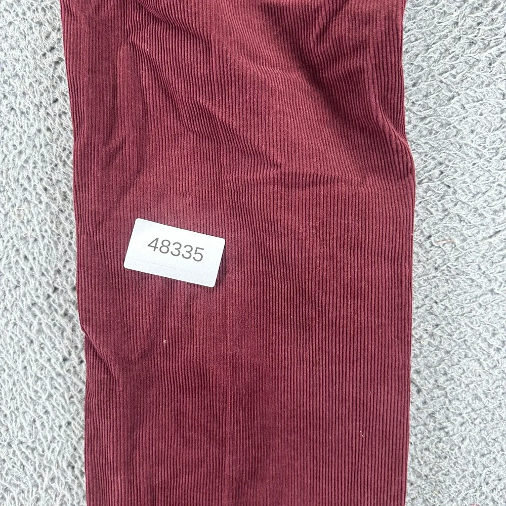 Jack Wills Pant Womens 36x30 Red Cotton Corduroy Chino Straight Preppy Business